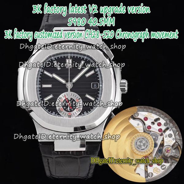 eternity 3kf v2 upgrade version ch28-520c chronograph automatic black dial brushed steel case 5980 mens watch leather strap sport watches p2, Slivery;brown
eternity 3kf v2 upgrade version ch28-520c chronograph automatic black dial brushed steel case 5980 mens watch leather strap sport watches p2, Slivery;brown