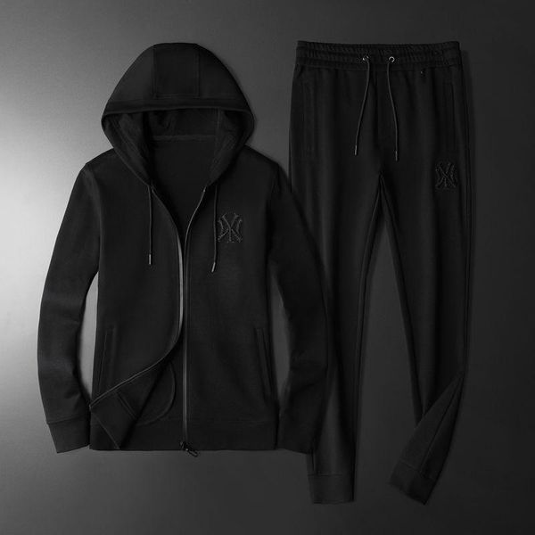 autumn new selling european men's slim-fit hooded cardigan coat sweater letter embroidery casual sports suit men, Gray
autumn new selling european men's slim-fit hooded cardigan coat sweater letter embroidery casual sports suit men, Gray