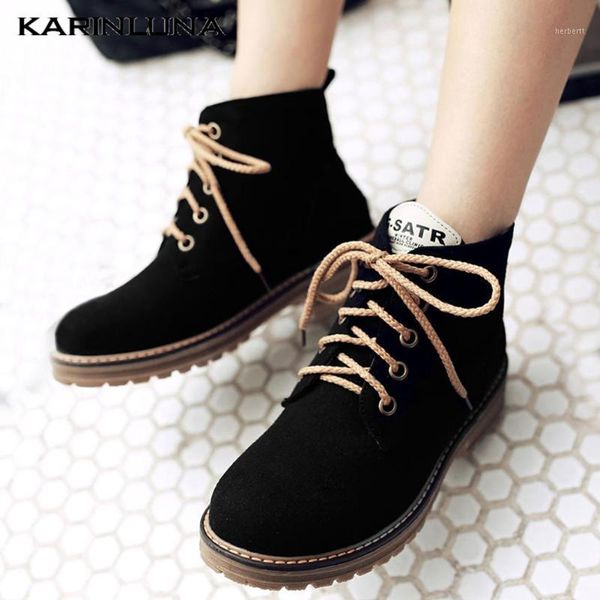 boots karin large size 43 fashion shoelaces 2021 outdoor autumn winter hiking woman shoes ankle boots1, Black
boots karin large size 43 fashion shoelaces 2021 outdoor autumn winter hiking woman shoes ankle boots1, Black