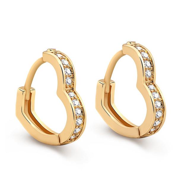 trendy hoop earrings for heart-shaped earring gold with exquisite zircon fashion earrings jewelry wedding accessories gife, Golden;silver
trendy hoop earrings for heart-shaped earring gold with exquisite zircon fashion earrings jewelry wedding accessories gife, Golden;silver