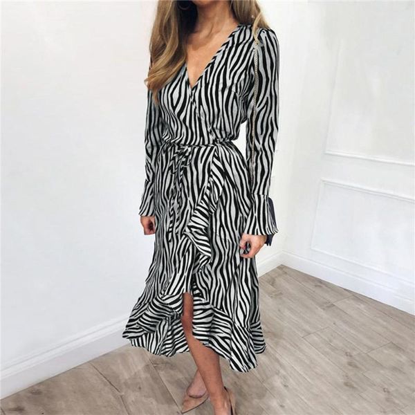casual dresses zebra pattern dress tiger v-neck sling maxi women summer sleeveless chiffon beach long robe, Black;gray
casual dresses zebra pattern dress tiger v-neck sling maxi women summer sleeveless chiffon beach long robe, Black;gray