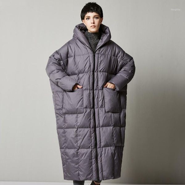 female winter coat 2020 new plus size hooded long loose parkas batwing sleeves oversize duck down fashion coat puffer overcoat1, Black
female winter coat 2020 new plus size hooded long loose parkas batwing sleeves oversize duck down fashion coat puffer overcoat1, Black