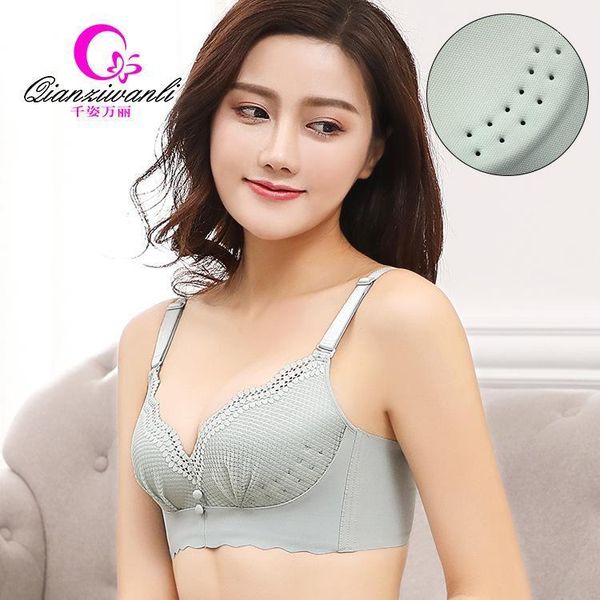 new products chao bo bei breathable non-steel ring bra lace hollow out women's underwear porous bra1, Red;black
new products chao bo bei breathable non-steel ring bra lace hollow out women's underwear porous bra1, Red;black