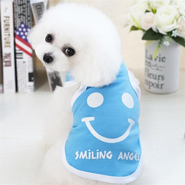 clothes summer pets smile face dogs vest breathful cotton t-shirt with round collar pet supplies dog accessories 2 nvu7m
clothes summer pets smile face dogs vest breathful cotton t-shirt with round collar pet supplies dog accessories 2 nvu7m