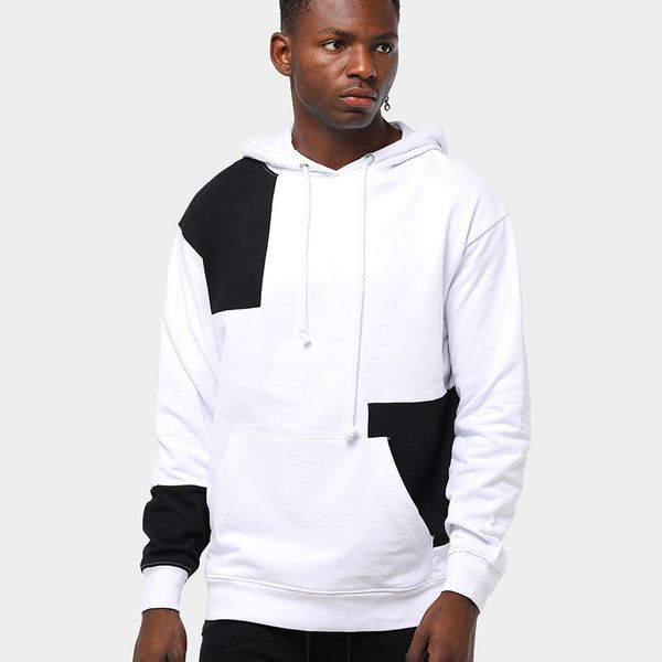 2020 new autumn / winter men's long sleeve hooded color contrast sports casual round neck pullover loose sweater, Gray
2020 new autumn / winter men's long sleeve hooded color contrast sports casual round neck pullover loose sweater, Gray