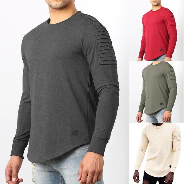 men's hoodies & sweatshirts fashion long sleeve o-neck tracksuit fitness fold casual minimalist sweatshirt loose pullovers male, Black
men's hoodies & sweatshirts fashion long sleeve o-neck tracksuit fitness fold casual minimalist sweatshirt loose pullovers male, Black