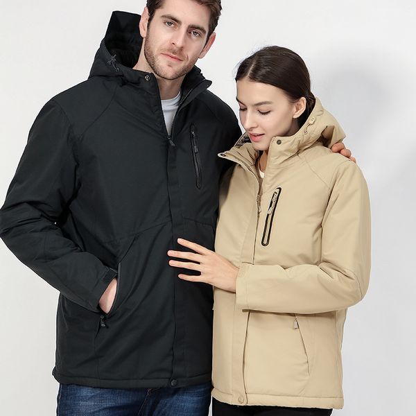 customized usb charging outdoor men's heating jackets male smart waterproof warm couple jacket riding ski suit tide, Black;brown
customized usb charging outdoor men's heating jackets male smart waterproof warm couple jacket riding ski suit tide, Black;brown
