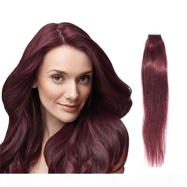 99j burg tape in human vogue hair extension 20pcs lot double drawn brazilian human hair dhl fast shipping tape hair extension, Black
99j burg tape in human vogue hair extension 20pcs lot double drawn brazilian human hair dhl fast shipping tape hair extension, Black