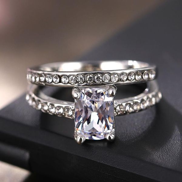 vienkim 2 шт. / набор любителей шарм кольцо bijoux femme мода ювелирные изделия серебряный цвет кристалл обручальные обручальные кольца для, Golden;silver
vienkim 2 шт. / набор любителей шарм кольцо bijoux femme мода ювелирные изделия серебряный цвет кристалл обручальные обручальные кольца для, Golden;silver