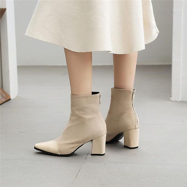boots ymechic fashion multicolor faux nubuck high heel winter women shoes booties block heels ankle sock female footwear1, Black
boots ymechic fashion multicolor faux nubuck high heel winter women shoes booties block heels ankle sock female footwear1, Black