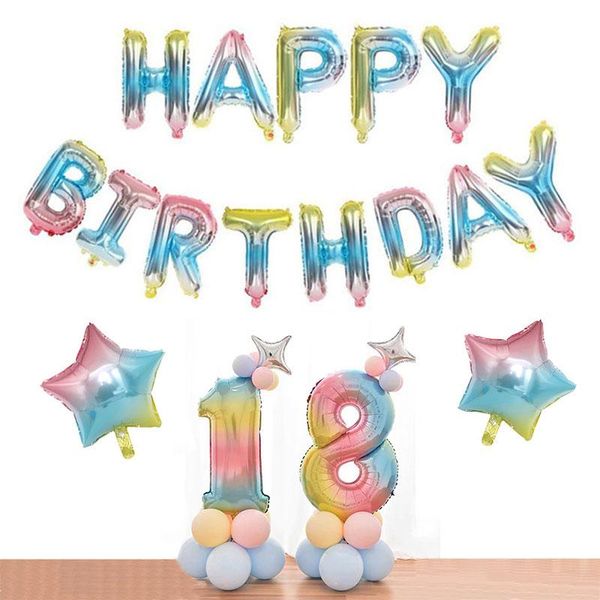 party decoration 30 inch letter number balloons rainbow balloon happy birthday foil anniversary supplies
party decoration 30 inch letter number balloons rainbow balloon happy birthday foil anniversary supplies