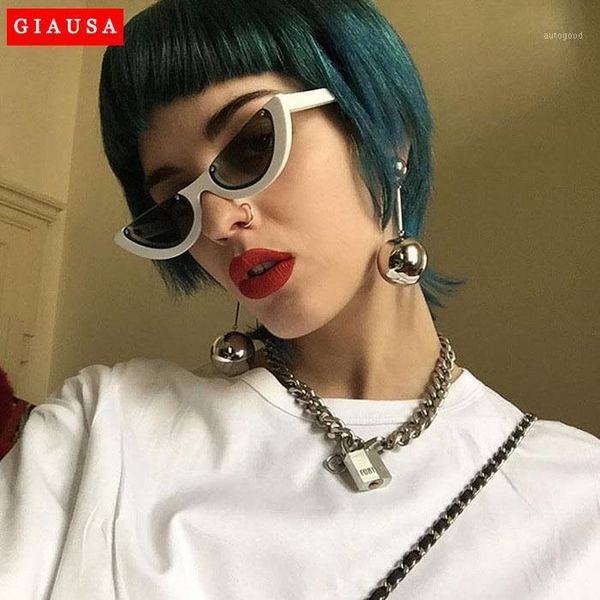 sunglasses 2021 half frame cat eye women fashion brand designer eyewear candy colors lens sun glasses mirror zonnebril dames1, White;black
sunglasses 2021 half frame cat eye women fashion brand designer eyewear candy colors lens sun glasses mirror zonnebril dames1, White;black