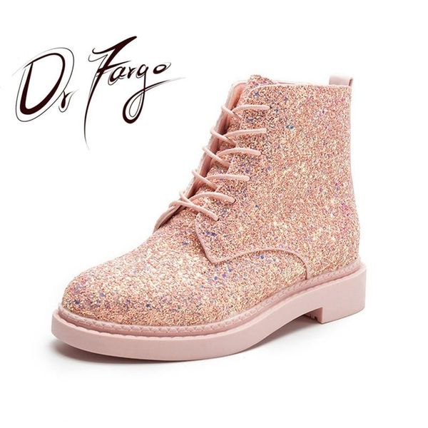 drfargo new fall fashion shine glitter lace up martin shoes women's spring autumn ankle boots lady pink white black 35-39
drfargo new fall fashion shine glitter lace up martin shoes women's spring autumn ankle boots lady pink white black 35-39