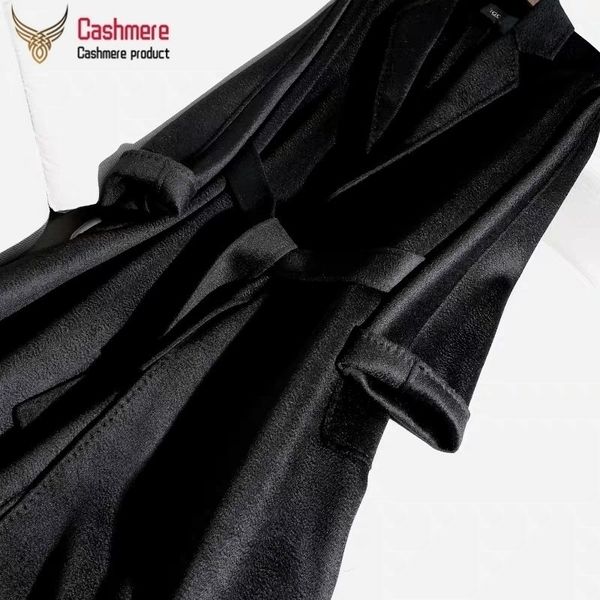 water ripple autumn winter new high-end double-sided cashmere mid-length wool white red coat women 201103, Black
water ripple autumn winter new high-end double-sided cashmere mid-length wool white red coat women 201103, Black