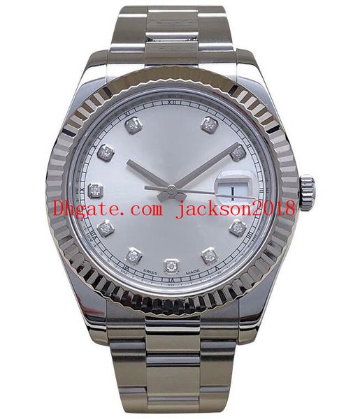 original boxes luxury men's watches calendar 126303 126331 126333 41mm silver stainless steel bracelet mechanical automatic fashion wat, Slivery;brown
original boxes luxury men's watches calendar 126303 126331 126333 41mm silver stainless steel bracelet mechanical automatic fashion wat, Slivery;brown