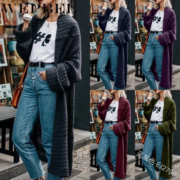 autumn and winter women's fashion casual knitted sweater long sleeve open front sweater cardigan coats q1210, White;black
autumn and winter women's fashion casual knitted sweater long sleeve open front sweater cardigan coats q1210, White;black