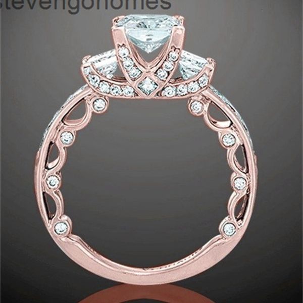 princess weixu's diamond new square 18k plated with micro inlaid zircon engagement ring, Silver
princess weixu's diamond new square 18k plated with micro inlaid zircon engagement ring, Silver