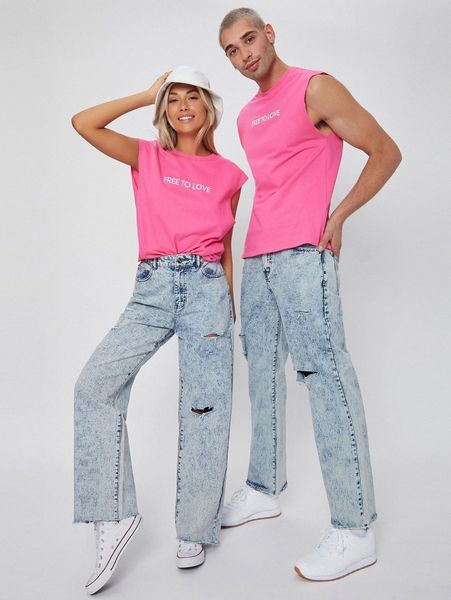 1 pc ripped detail jeans q9vq#, Blue 
1 pc ripped detail jeans q9vq#, Blue