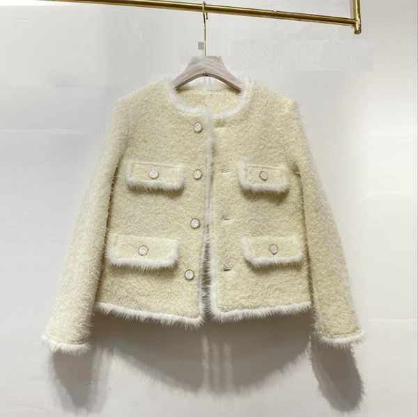 1202 2022 spring brand same style crew neck long sleeve button women's jackets coat tweed pink white womens clothes huilin, Black;brown
1202 2022 spring brand same style crew neck long sleeve button women's jackets coat tweed pink white womens clothes huilin, Black;brown