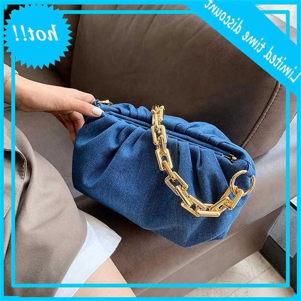 thick chain cloud retro arm bag 2021 new soft fold designer female knot crossbody tas denim clutch handbag bolsos
thick chain cloud retro arm bag 2021 new soft fold designer female knot crossbody tas denim clutch handbag bolsos