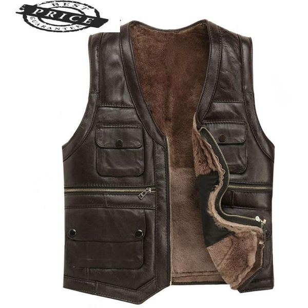 leather full sheepskin mens luxury gilet motorcycle vest for men pockets black brown fake leather coat 22257-6, Black;white
leather full sheepskin mens luxury gilet motorcycle vest for men pockets black brown fake leather coat 22257-6, Black;white