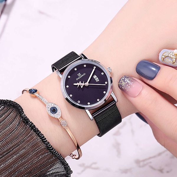 girls women fashion simple 2019 watch spiral crown quartz watch slim waterproof luminous women's watch, Slivery;brown
girls women fashion simple 2019 watch spiral crown quartz watch slim waterproof luminous women's watch, Slivery;brown