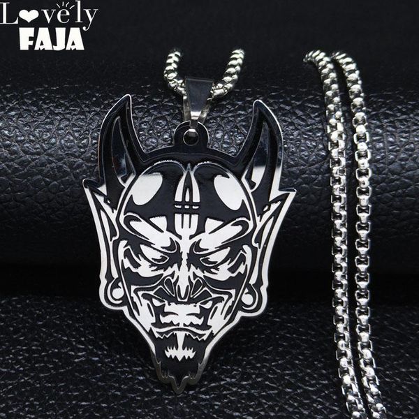 pendant necklaces 2021 fashion satan black enamel stainless steel pendants for men/women jewelry colar masculino n20212, Silver
pendant necklaces 2021 fashion satan black enamel stainless steel pendants for men/women jewelry colar masculino n20212, Silver