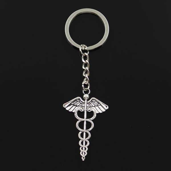 fashion 30mm key ring metal key chain keychain jewelry antique bronze silver color caduceus medicine symbol 49x30mm pendant
fashion 30mm key ring metal key chain keychain jewelry antique bronze silver color caduceus medicine symbol 49x30mm pendant