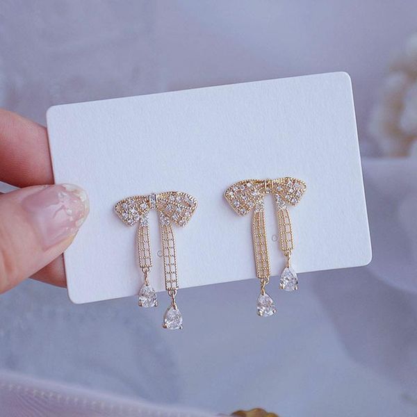 stud fashion rhinestone bowknot earrings for women wholesale korean earring creativity temperament jewelry stainless steel, Golden;silver
stud fashion rhinestone bowknot earrings for women wholesale korean earring creativity temperament jewelry stainless steel, Golden;silver
