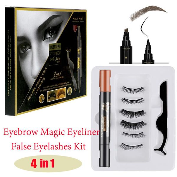 false eyelashes 3pairs magic 4 in 1 self-adhesive eyeliner mascara eyelash curler set no glue magnet with eyebrow tattoo
false eyelashes 3pairs magic 4 in 1 self-adhesive eyeliner mascara eyelash curler set no glue magnet with eyebrow tattoo