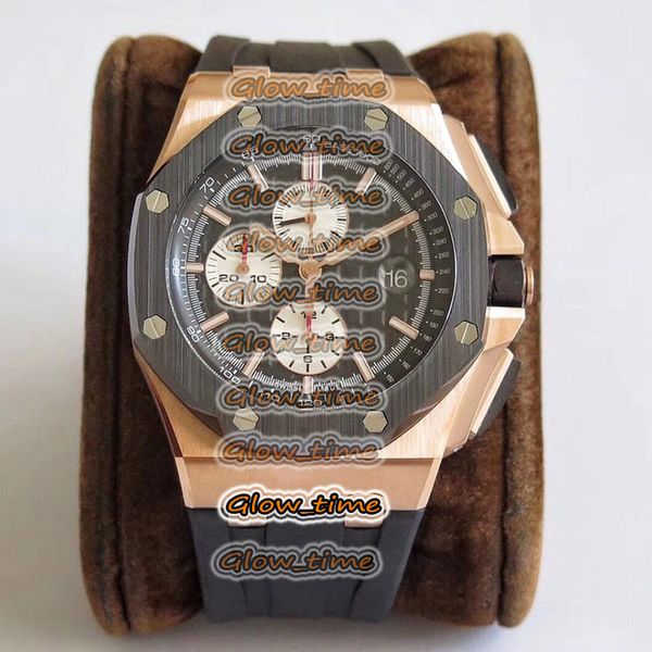jff v2 version ceramics bezel cal.3126 chronograph automatic 26401ro.oo.a002ca.01 black dial mens watch rose gold case rubber watches, Slivery;brown
jff v2 version ceramics bezel cal.3126 chronograph automatic 26401ro.oo.a002ca.01 black dial mens watch rose gold case rubber watches, Slivery;brown