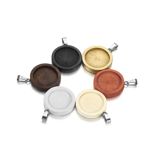 10pcs 25 30 35 mm wood cabochon base setting trays bezel blank stainless steel hook wooden pendant charms for diy jewelry q sqcjok, Black
10pcs 25 30 35 mm wood cabochon base setting trays bezel blank stainless steel hook wooden pendant charms for diy jewelry q sqcjok, Black