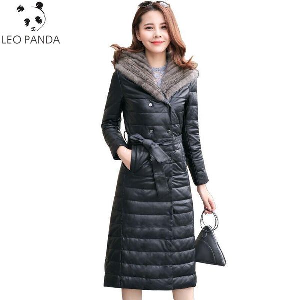 women's down & parkas 2021 winter leather jacket long collar coat thicken fashion slim hooded jackets parka female, Black
women's down & parkas 2021 winter leather jacket long collar coat thicken fashion slim hooded jackets parka female, Black