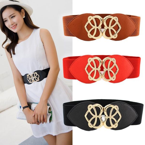 for women waistband fashion elastic belt decoration dress adornment waist belt, Black;brown
for women waistband fashion elastic belt decoration dress adornment waist belt, Black;brown