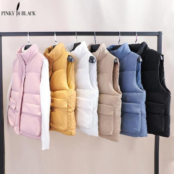 pinkyisblack autumn winter vest women cotton 2020 short fashion winter waistcoat stand collar female casual vest plus size s-6xl1, Black;white
pinkyisblack autumn winter vest women cotton 2020 short fashion winter waistcoat stand collar female casual vest plus size s-6xl1, Black;white