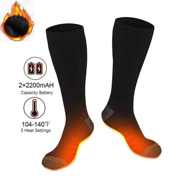 3.7v battery heated boot socks foot warmer electric heating sock rechargable winter warm soft socks with dual 2200mah power bank, Black
3.7v battery heated boot socks foot warmer electric heating sock rechargable winter warm soft socks with dual 2200mah power bank, Black