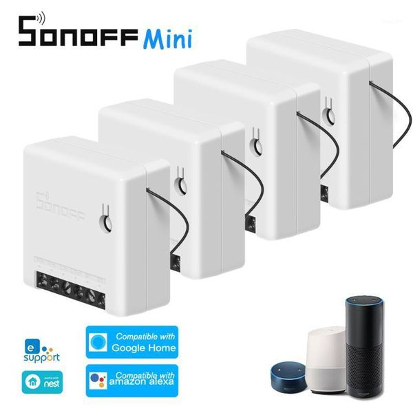 4pcs sonoff mini diy two way smart switch small body remote control wifi switch support external for alexa google home1
4pcs sonoff mini diy two way smart switch small body remote control wifi switch support external for alexa google home1