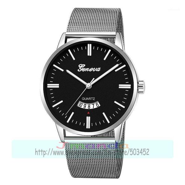 wristwatches 100pcs/lot geneva 645 men mesh watch brand calendar casual wrist wrap quartz date for unisex1, Slivery;brown
wristwatches 100pcs/lot geneva 645 men mesh watch brand calendar casual wrist wrap quartz date for unisex1, Slivery;brown