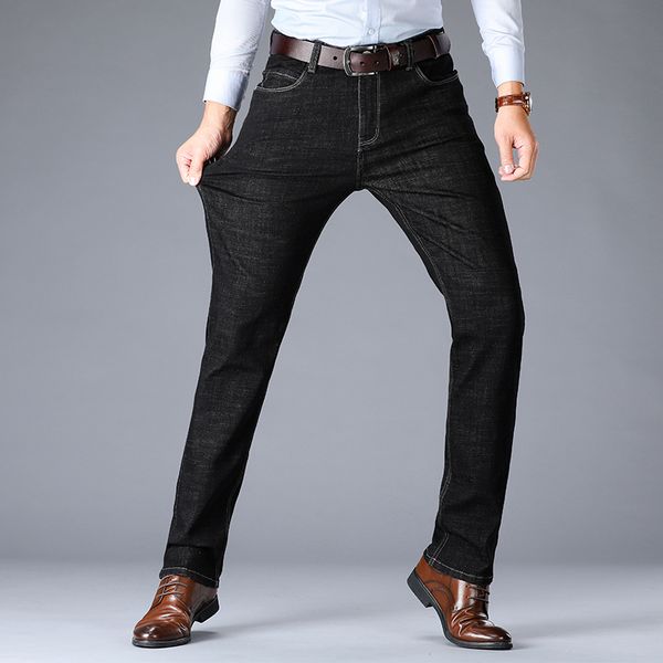2021 autumn new men's slim stretch classic style blue and black colors cotton denim small straight jeans
2021 autumn new men's slim stretch classic style blue and black colors cotton denim small straight jeans