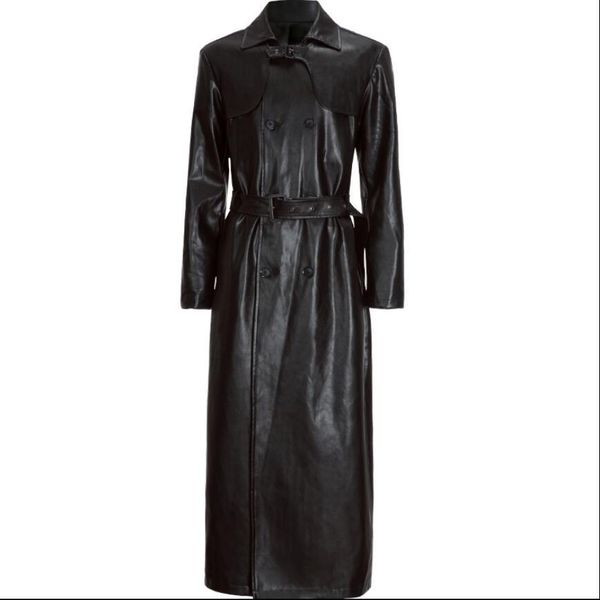 2020 plutonium long male leather trench coat big size on knee mantle jacket autumn motorcycle and new winter m-4xl hvld, Black
2020 plutonium long male leather trench coat big size on knee mantle jacket autumn motorcycle and new winter m-4xl hvld, Black