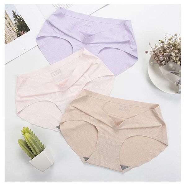 women's panties women's seamless underwear solid breathable mesh ice silk comfortable hip-lifting mid-waist1, Black;pink
women's panties women's seamless underwear solid breathable mesh ice silk comfortable hip-lifting mid-waist1, Black;pink