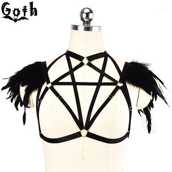 bras goth women bandage bra push up black feather design gothic hollow out nightclub underwear prom female 20211, Red;black
bras goth women bandage bra push up black feather design gothic hollow out nightclub underwear prom female 20211, Red;black