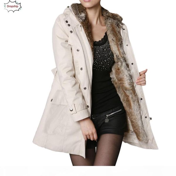 2019 ladies fur lining coat womens winter warm thick long jacket hooded parka autumn winner women's clothing 18oct22, Black
2019 ladies fur lining coat womens winter warm thick long jacket hooded parka autumn winner women's clothing 18oct22, Black