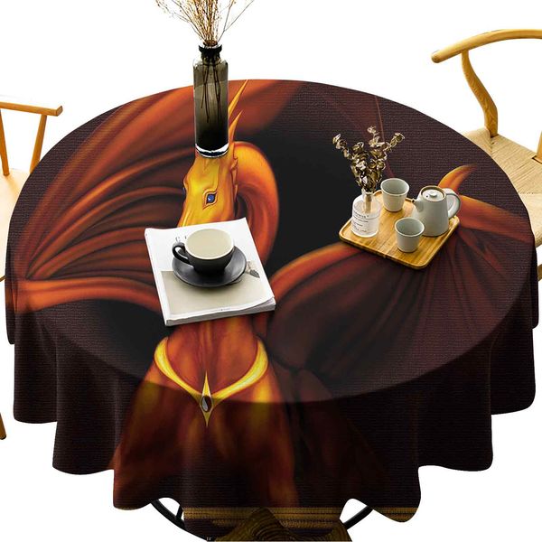 round table cloths legandary gold tricorn dragon on dark background magical wild animal picture
round table cloths legandary gold tricorn dragon on dark background magical wild animal picture