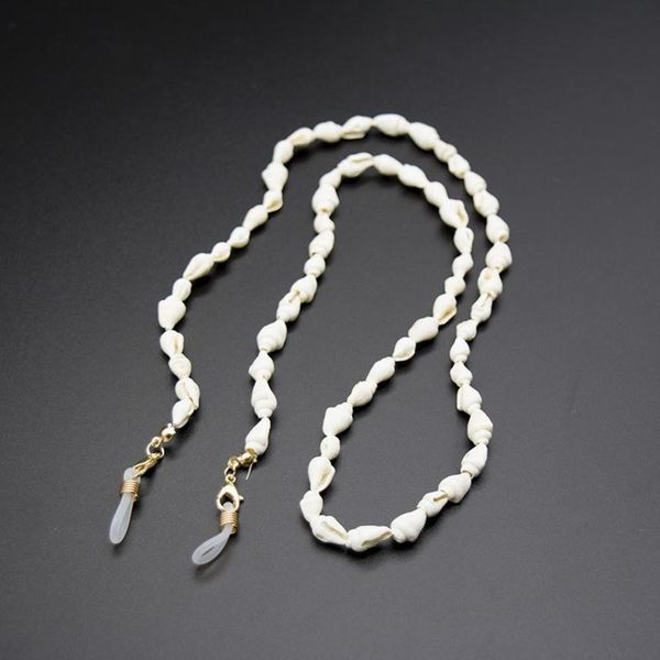 white small conch shell reading glasses chain sunglasses eyewears cord holder neck strap rope necklace eyeglass string lanyard h jllspb 
white small conch shell reading glasses chain sunglasses eyewears cord holder neck strap rope necklace eyeglass string lanyard h jllspb