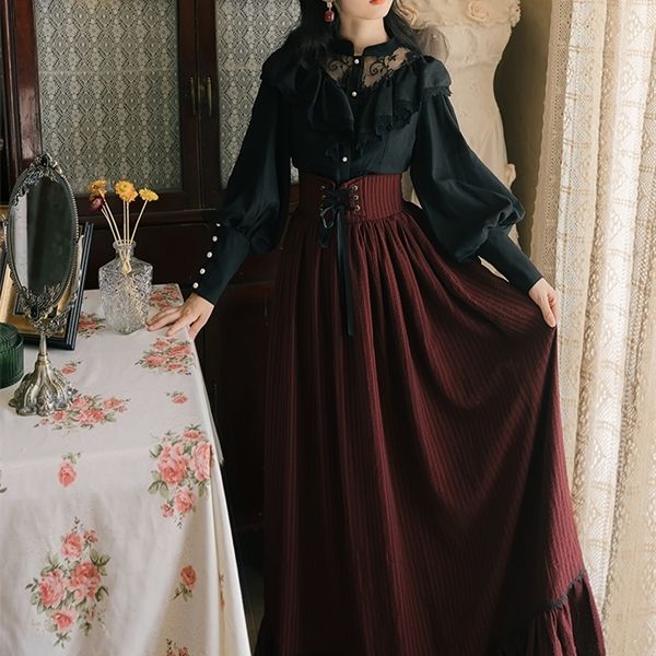 yosimi two piece outfits 2020 spring black full sleeve blouse and striped skirt and set suit long sleeve shirt women q1211, Gray
yosimi two piece outfits 2020 spring black full sleeve blouse and striped skirt and set suit long sleeve shirt women q1211, Gray