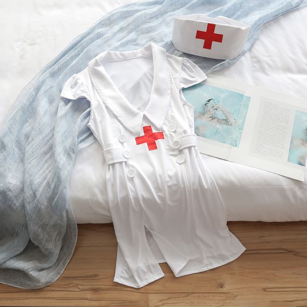 women's attire, nurse's uniform, suit lingerie, cosplay, role-play nurse dressed as a maid., Black
women's attire, nurse's uniform, suit lingerie, cosplay, role-play nurse dressed as a maid., Black