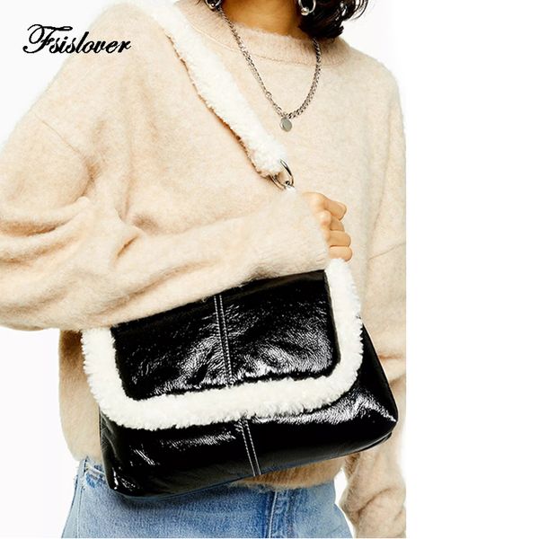 2020 england style women's bag imitation lamb wool women shoulder bag vintage handbag soft leather female subaxillary bag c0125 
2020 england style women's bag imitation lamb wool women shoulder bag vintage handbag soft leather female subaxillary bag c0125