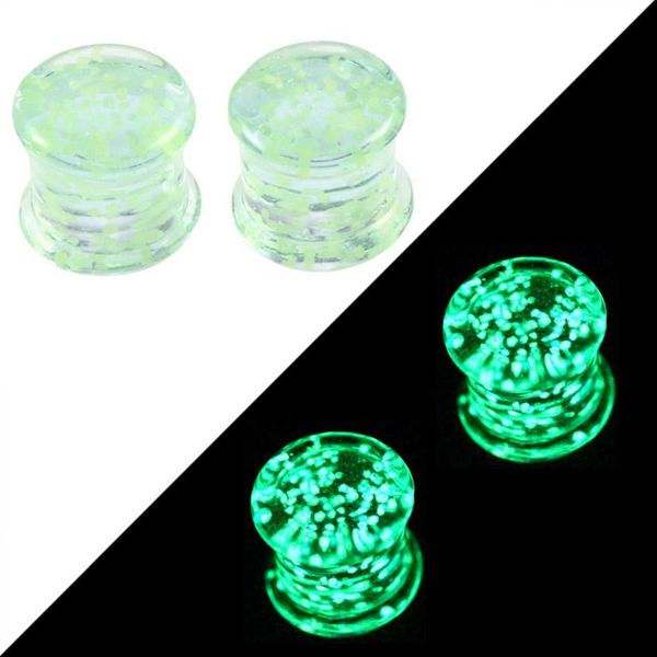 2pcs glow in the dark sile ear plugs and tunnels piercing expander piercing tunnel ear tunnels stretchers plug ear gauges q sqcxup, Silver
2pcs glow in the dark sile ear plugs and tunnels piercing expander piercing tunnel ear tunnels stretchers plug ear gauges q sqcxup, Silver