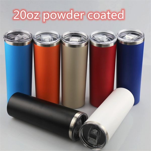 20oz powder coated stainless steel tumbler double wall vacuum insulated cup water coffee beer bottle skinny milk tea mug with lid a14
20oz powder coated stainless steel tumbler double wall vacuum insulated cup water coffee beer bottle skinny milk tea mug with lid a14
